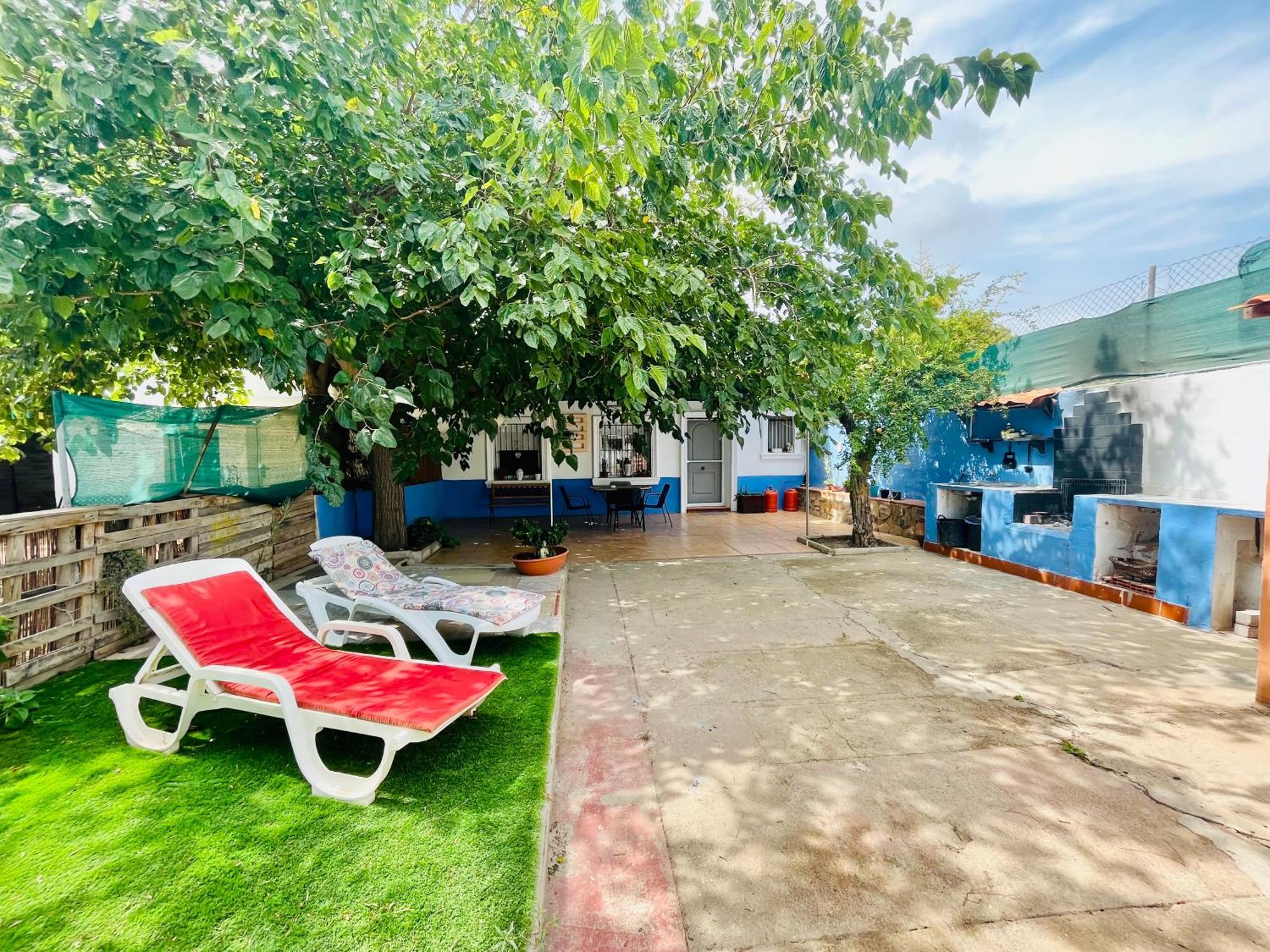 אליקאנטה Estudio Adosado Acogedor Con Jardin, Barbacoa Y Parking Privado מראה חיצוני תמונה